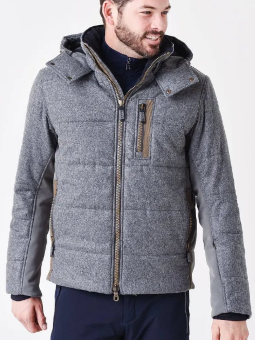 $1,900! NEW RARE LUXURY Men's Frauenschuh Damien Wool Ski Jacket - Size 4 Large